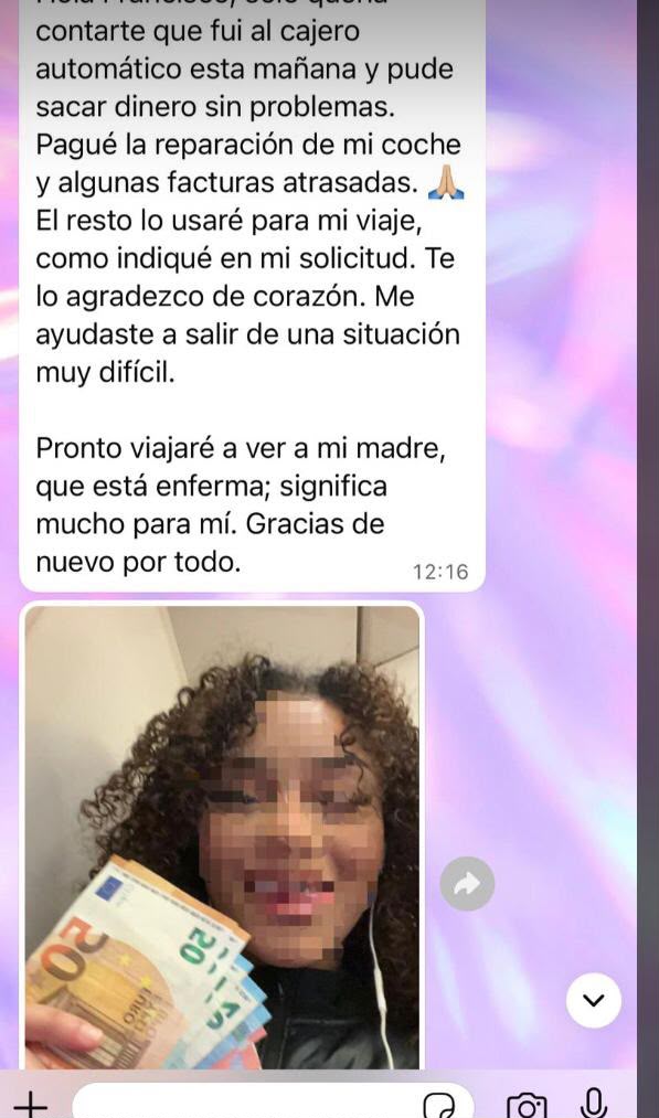 Cliente – agradecimiento
